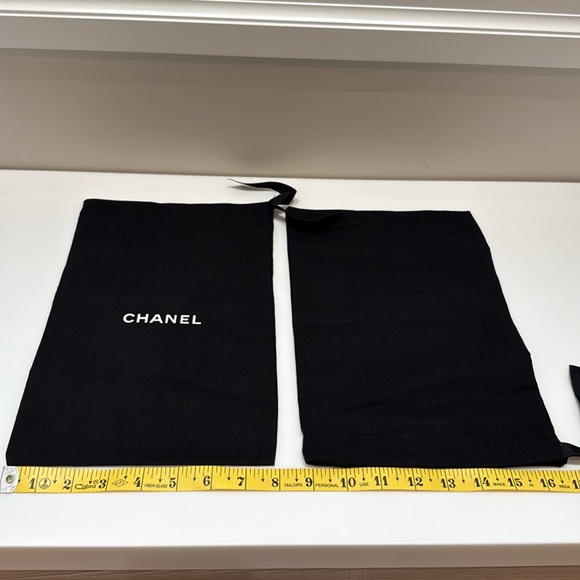 CHANEL SHOES BLACK DUST BAG. New, storage,protection,designer , authentic - Picture 6 of 8